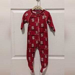 NC State Zipper Pajamas